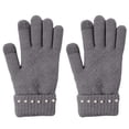 thumbnail image 4 of COMVALUE Winter Texting Gloves Women's Autumn And Winter Touch Screen Warm Thin Gloves (Grey, One Size), 4 of 4