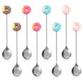 thumbnail image 1 of Yuarrent Cucharas de postre livianas y portátiles, almacenamiento conveniente para viajes o en casa, fáciles de limpiar, elegantes Mostrada, 1 of 6
