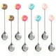 thumbnail image 1 of Wosthever Cucharas de postre de acero inoxidable elegantes para una experiencia gastronómica elegante Cucharas de donut de acero inoxidable Mostrada, 1 of 6