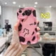 thumbnail image 1 of Carcasa Para IPhone 7 Plus 11 6 6S 8 14 Plus XR 11 12 13 14 PRO MAX 11 12 13 X XS MAX Se 2020 6SPlus 7Plus 6Plus 8Plus 14Plus XSMAX Rosa Manchado Gato 3D Borde Curvado Ondulado Estuche Brillante, 1 of 4