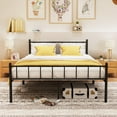 thumbnail image 2 of Mavesmog 14 inches Full Mattresses Bed Frame with Headboard and Footboard Metal Bed Frame Full Size, 2 of 6