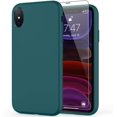 thumbnail image 1 of iPhone Xs Max Case with Screen Protector,Soft Liquid Silicone Gel Rubber Bumper Cover,Slim Fit Shockproof Protective Phone Case for iPhone Xs Max Pine Green, 1 of 8