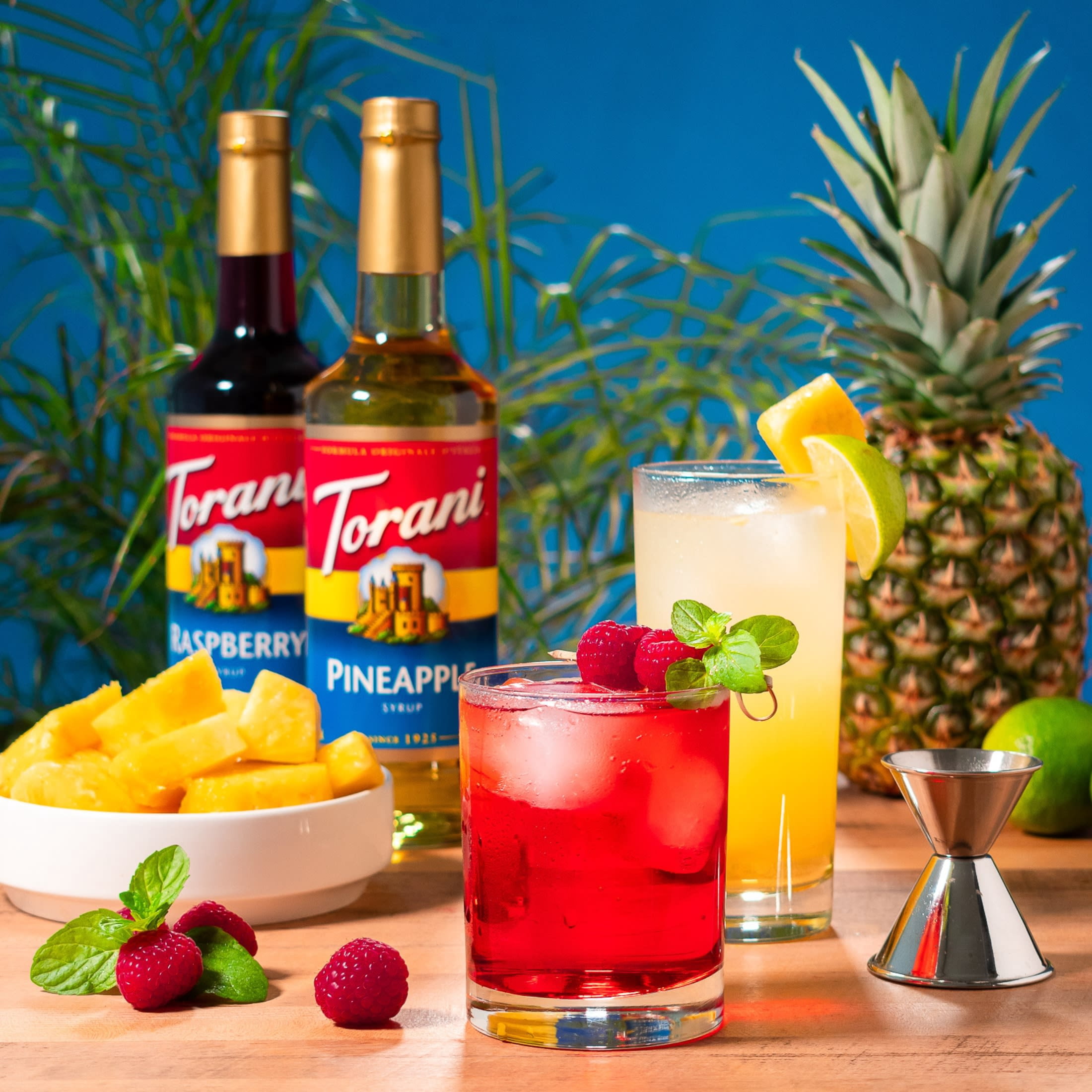 Torani Pineapple Syrup, Glass Bottle, Drink Flavoring Syrup, No Known Allergens, 25.4 fl oz