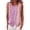 Pink, variant on EazyTech Women's Sleeveless Boho Top – Striped Button-Side Asymmetric Hem Tank for Spring/Summer