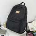 thumbnail image 3 of School Backpack for Bag Simple Texture Waterproofing Lightweight Backpack New Durable Load Large Capacity Student Shoulders Bag Travel Bag, 3 of 4