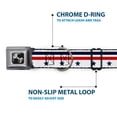 thumbnail image 5 of Buckle-Down Pet Collar, Dog Collar Metal Seatbelt Buckle, Americana Stars Stripes White Blue Red, 15 to 24 Inches 1.0 Inch Wide, 5 of 8