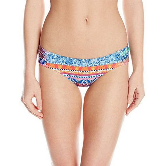 Jessica Simpson Women's Bali Breeze Hipster Bikini Bottom, Carnation, M