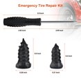 thumbnail image 4 of Kit de reparación de neumáticos Wykodra, juego de tapones reforzados de 36 piezas, 4 of 7