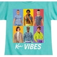 thumbnail image 3 of Barbie - Ken Vibes - Girls Fitted Short Sleeve Graphic T-Shirt, 3 of 5