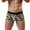 Green, variant on TSADFHJI Manmade Underwear Men Male Casual Breathable Underwear Pant Cotton Hollowed out Knickers Comfortable Boxer L Grey