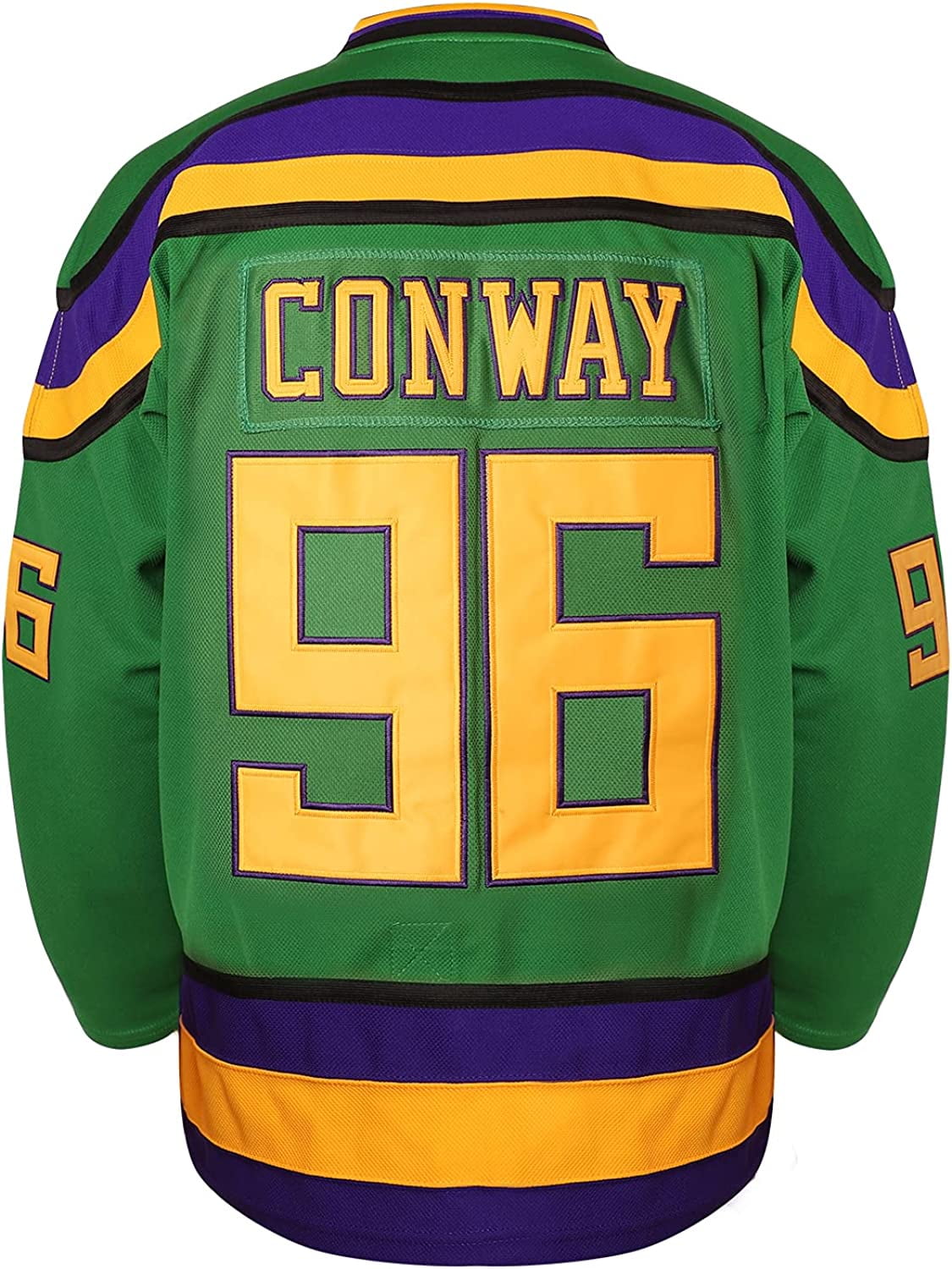  Classic Reels mens The Mighty Ducks 'Charlie Conway' Hockey  Coat, Green, Small : Clothing, Shoes & Jewelry