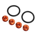 thumbnail image 3 of Quick Release Fastener Kit, Colorful Quick Release Fasteners Rubber Rings Kit for Car Bumper Trunk Mud Guard Lid, 3 of 7