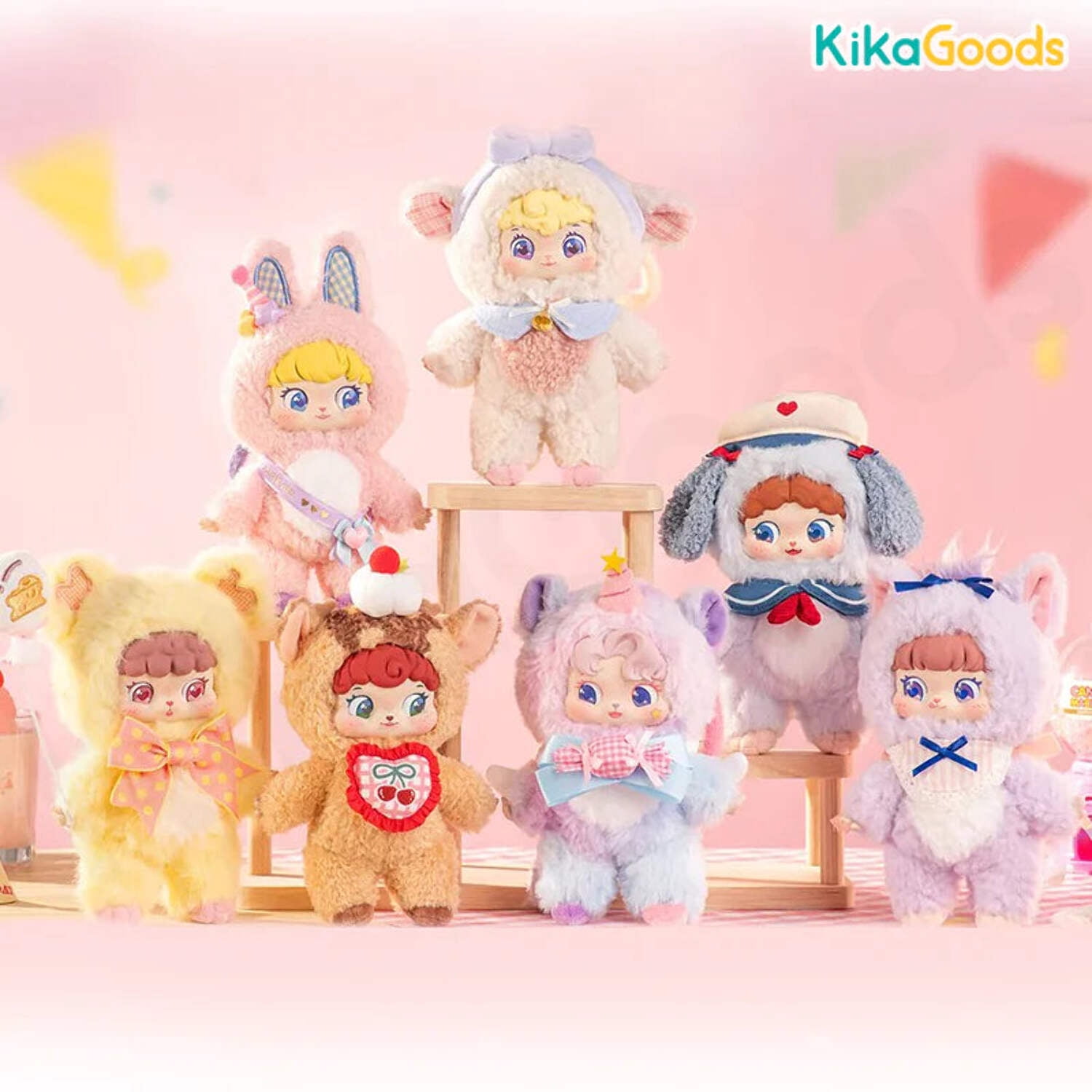 Kika Goods Puffynose Friends Memo Series Plush Single Blind Box