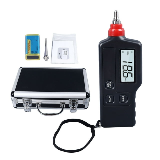 Medidor de vibración digital, vibrómetro multifuncional de alta precisión con sensor de aceleración.