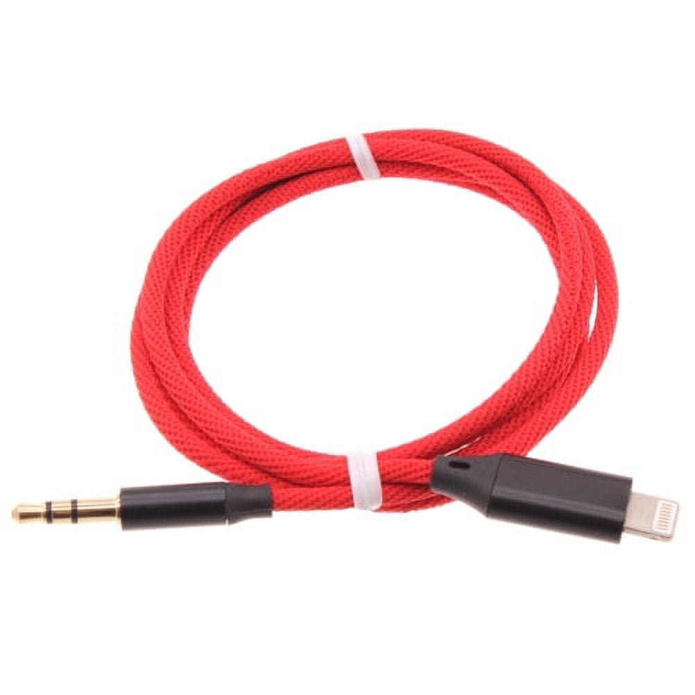 Câble RCA Jack 1 M – Pour Connecter Smartphone à Ampli Voiture, TV, Chaîne Hi-Fi | Connecteurs Plaqués Or, Conducteur Cuivre - 4
