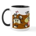 thumbnail image 2 of CafePress - Marshmallows Drowning In Hot Chocolate Mug - 11 oz Ceramic Mug - Novelty Coffee Tea Cup, 2 of 6