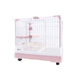 thumbnail image 1 of Luxury Rabbit Cage with Drawer - Automatic Waste Cleaning, Perfect for Bunny, 1 of 3