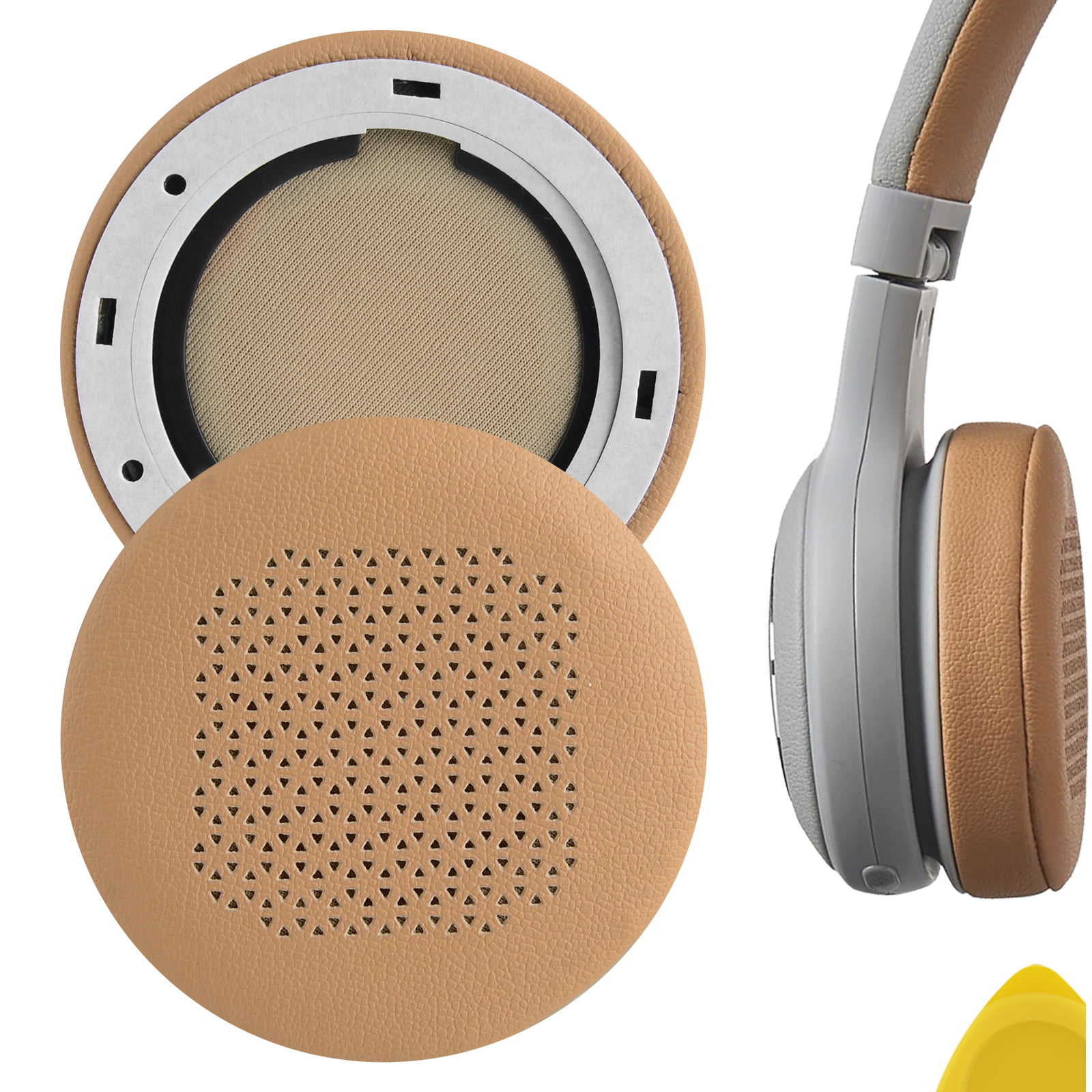 Geekria Replacement Ear Pads for JBL BT, Duet Bluetooth Wireless On-Ear Headphones Ear Cushions, Earpads, Ear Cups Repair Parts (Khaki) - Walmart.com