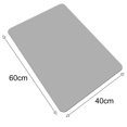 thumbnail image 2 of Alfombrilla de goma antideslizante de secado rápido, superabsorbente, fina, para baño, apta para debajo de la puerta, lavable, para ducha, delante de la bañera, ducha, lavabo, 16 x 24 pulgadas, 2 of 5