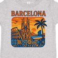 thumbnail image 4 of Inktastic Barcelona Cityscape Artwork Boys or Girls Toddler T-Shirt, 4 of 5
