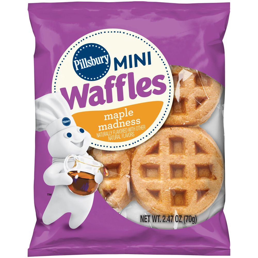 Pillsbury Maple Madness Mini Waffles 2.47 oz. Pouch
