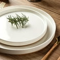 thumbnail image 2 of AmorArc Ceramic Dinnerware Set for 8 | Speckled Stoneware Plates and Bowls with Rustic Terracotta Underside| Scratch Resistant,Dishwasher & Microwave Safe Dishes Sets- 24pcs Beige, 2 of 10