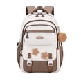 thumbnail image 2 of CUZIBR Kids Backpack School Bag Large Capacity Cute Star Pattern School Backpack Multi Pockets Water Resistant Bookbag Adjustable Padded Straps Rucksack For Teen Girls, 2 of 3