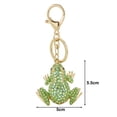 thumbnail image 6 of Grofry Creative Frog Pendant Keychain Sparkling Rhinestones Inlaid Car Keyring Backpack Bag Charm Keychain Accessories, 6 of 8