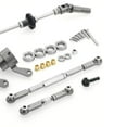 thumbnail image 3 of ZheElen 6piece CNC Machined Front Rear Portal Axle DIY Kit For WPL 1/16 C14 RC Car Part Titanium, 3 of 6