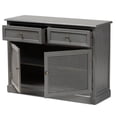 thumbnail image 2 of Baxton Studio Sheldon Gray Finished Wood and 2-Door Sideboard Buffet, 2 of 9