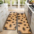 thumbnail image 4 of Kitchen Rugs Sets Of 2,Beige and Black Of Leopard Print Anti Fatigue Kitchen Mat Rugs Non Slip Washable,Decorative Kitchen Floor Mats for Kitchen,Sink,Laundry,17"x47"+17"x47", 4 of 5