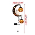 thumbnail image 3 of Pumpkin Moon Garden Stake Light | Solar Halloween White Cute Ghost Garden Stake Light, Hanging Jack-o'-Lantern Lantern for Garden, Patio, Walkway, Porch, 3 of 9