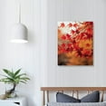thumbnail image 3 of Creowell Canvas Wall Art Picture 16x20in for Living Room Bedroom Fall Decor Maple Leaf 16x20in, 3 of 3