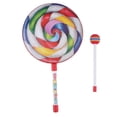 thumbnail image 2 of Esquirla Percussion Instrument Hand Drum with Mallet Several Size Available 8 8 inch, 2 of 5