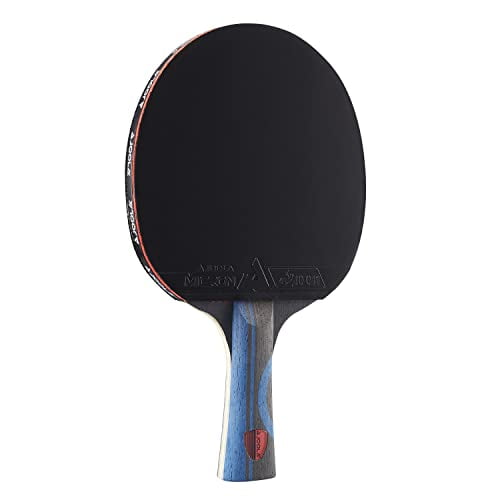 JOOLA Infinity Edge - Tournament Performance Ping Pong Paddle w/ Pro Carbon Technology - Black Rubber on Both Sides - Competition Ready - Table Tennis Racket for Advanced Training - Designed for Speed