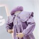 thumbnail image 3 of Vestido de manga larga para niñas de 1 a 7 años, vestidos florales de moda coreana con solapa, ropa para niños, primavera y otoño, 3 of 6