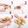 thumbnail image 3 of PACKHOME 15 count Gold Gift Bows,  6 inches, Large Pull Bows for Presents, Gift Bow Bulk for Baskets,, 3 of 7
