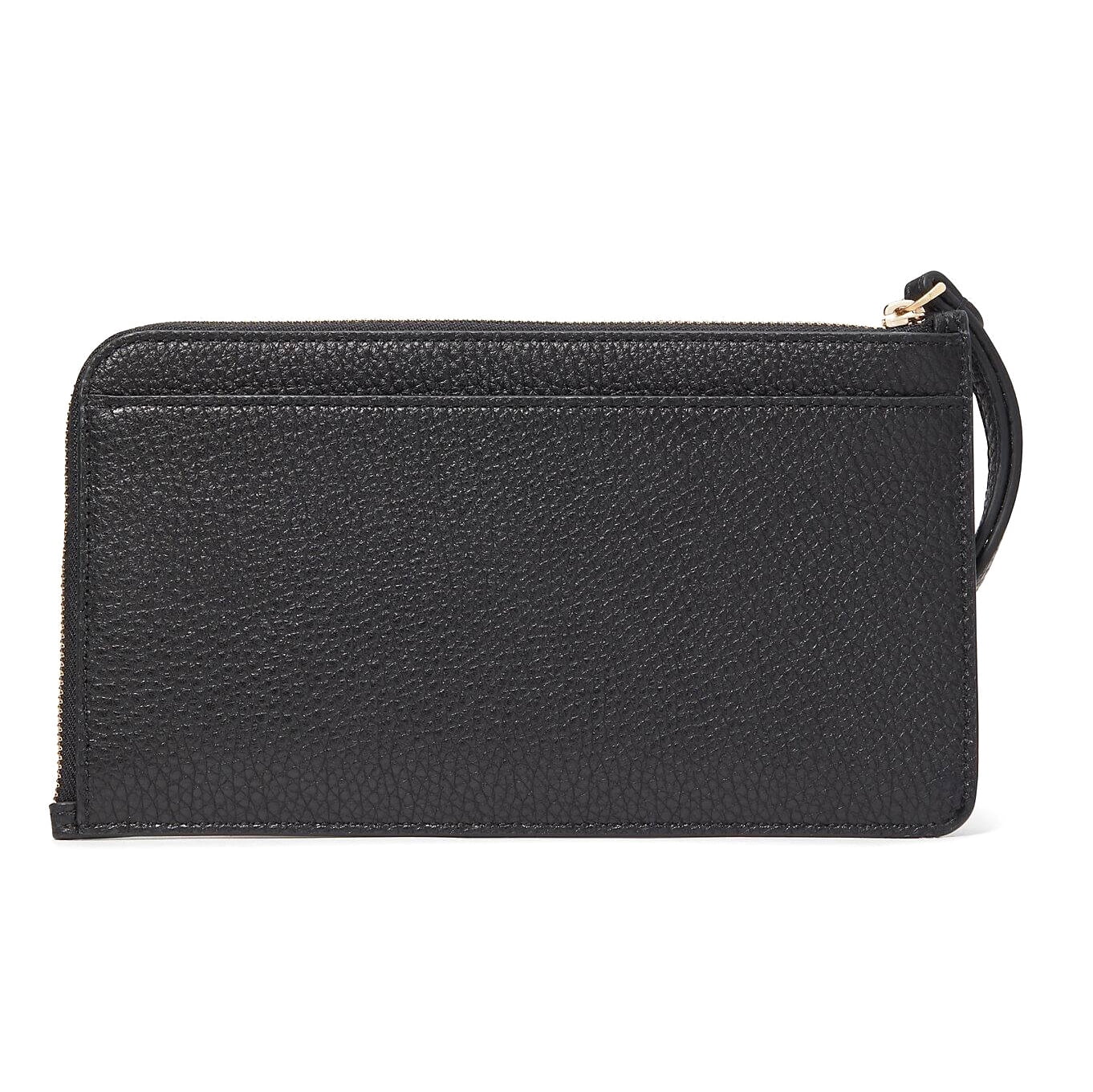 Kate Spade New York Women's Lucy Pebbled Leather Medium L-Zip Wristlet