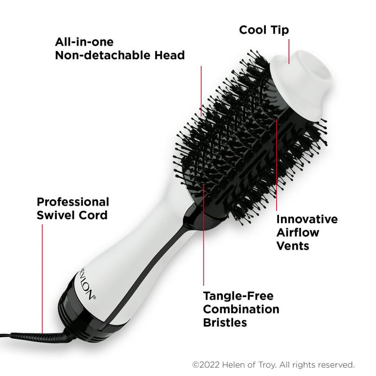 REVLON One-Step Volumizer Original 1.0 Hair Dryer and Hot Air Brush - Black