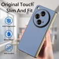 thumbnail image 4 of Nalacover Case for One Plus Open/OPPO Find N3 Fiber Texture Case, Slim Thin Protective Cover Skin for One Plus Open, with Anti-Slip Strip Sturdy Shockproof Lens Protection Phone Case, Blue, 4 of 8