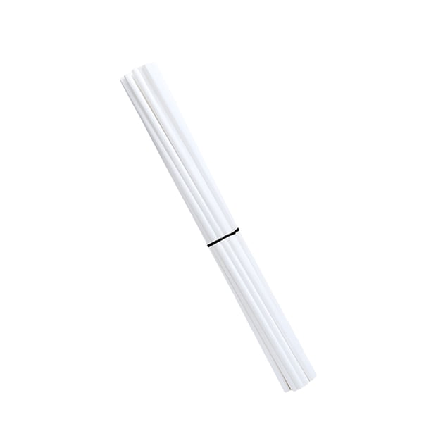Injueey 50X varillas de fibra difusor aromaterapia varilla volátil aire fresco hecho a mano buena absorción Hotel sala de estar recarga Aromaterapia y Aceites Esenciales Blanco 3 mm * 20 cm