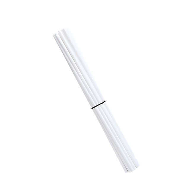 Cateissary Varillas de fibra 50X, varilla volátil de aromaterapia, buena absorción Premium para el hogar, Spa, sala de estar, decoración de Aromaterapia y Aceites Esenciales Blanco 3 mm * 20 cm