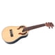 thumbnail image 2 of GOOHOCHY Ukelele acústico de 23 pulgadas, guitarra de concierto de abeto macizo, mini guitarra hawaiana de 4 cuerdas, diapasón de palisandro, puente y funda con correa (caqui), 2 of 8
