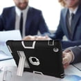 thumbnail image 3 of Dteck Shockproof Case For iPad 2 3 4, Heavy Duty Hybrid Kickstand Back Cover Black/Gray, 3 of 5
