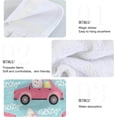 thumbnail image 5 of SKYSONIC Easter Car and Rabbit Pattern for Easter 2Pcs Kitchen Hanging Towel Set Hand Hanging Towels with Hanging Loop, Absorbent Soft Thick Dish Cloth Dry Towel for Kitchen Bathroom, 12"x17", 5 of 6