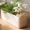 thumbnail image 5 of Modern Rectangular Textured Planter, 5 of 11