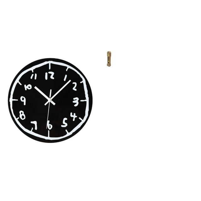 Reloj de pared,Reloj de pared silencioso y decorativo que no hace tictac,Reloj de suelo para casa de muñecas,Reloj de piso para casa de muñecas en miniatura,minimuebles,Reloj de pie para