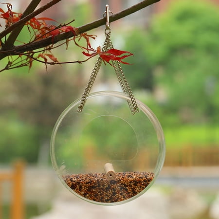 Bird Feeder Hanging Parrot Food Feeder Bird Feed Box Outdoor