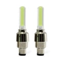 thumbnail image 1 of 2PCS Motorcycle Wheel Light Tire Valve Stem Cap Lamp Night Riding Decoration Universal for Car Bike Bicycle Yellow, 1 of 3