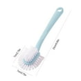 thumbnail image 2 of IPEWLEX Soft-Bristled Long Handled Laundry Brush for Gentle Shoe Cleaning and Multi-Purpose Household Use, 2 of 7